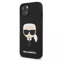 Karl Lagerfeld Karl Lagerfeld KLHCP13SSLKHBK iPhone 13 mini 5,4" czarny/black hardcase Silicone Karl`s Head