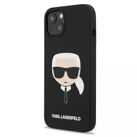 Karl Lagerfeld Karl Lagerfeld KLHCP13SSLKHBK iPhone 13 mini 5,4" czarny/black hardcase Silicone Karl`s Head Karl Lagerfeld Karl Lagerfeld KLHCP13SSLKHBK iPhone 13 mini 5,4" czarny/black hardcase Silicone Karl`s Head