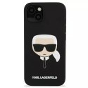 Karl Lagerfeld Karl Lagerfeld KLHCP13SSLKHBK iPhone 13 mini 5,4" czarny/black hardcase Silicone Karl`s Head