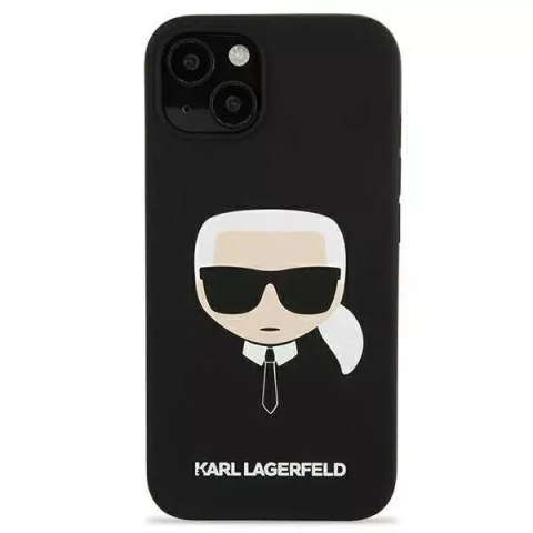 Karl Lagerfeld Karl Lagerfeld KLHCP13SSLKHBK iPhone 13 mini 5,4" czarny/black hardcase Silicone Karl`s Head Karl Lagerfeld Karl Lagerfeld KLHCP13SSLKHBK iPhone 13 mini 5,4" czarny/black hardcase Silicone Karl`s Head