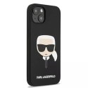 Karl Lagerfeld Karl Lagerfeld KLHCP13SSLKHBK iPhone 13 mini 5,4" czarny/black hardcase Silicone Karl`s Head