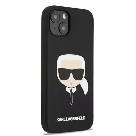 Karl Lagerfeld Karl Lagerfeld KLHCP13SSLKHBK iPhone 13 mini 5,4" czarny/black hardcase Silicone Karl`s Head Karl Lagerfeld Karl Lagerfeld KLHCP13SSLKHBK iPhone 13 mini 5,4" czarny/black hardcase Silicone Karl`s Head