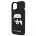 Karl Lagerfeld Karl Lagerfeld KLHCP13SSLKHBK iPhone 13 mini 5,4" czarny/black hardcase Silicone Karl`s Head