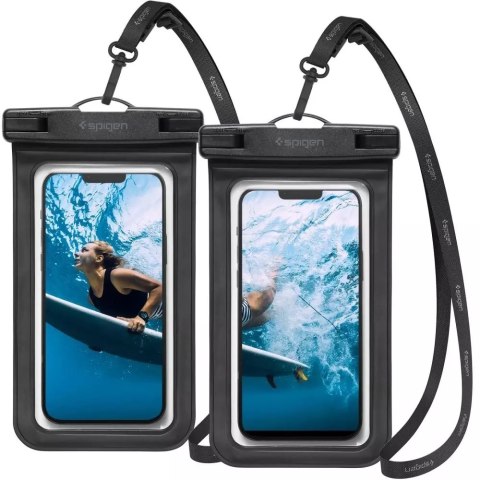Spigen Spigen a601 universal waterproof case 2-pack black Spigen Spigen a601 universal waterproof case 2-pack black