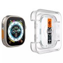 Spigen Szkło hartowane spigen glas.tr "ez fit" 2-pack apple watch ultra (49 mm) clear