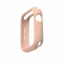 UNIQ UNIQ etui Lino Apple Watch Series 4/5/6/SE 44mm. różowy/blush pink