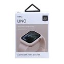 UNIQ UNIQ etui Lino Apple Watch Series 4/5/6/SE 44mm. różowy/blush pink