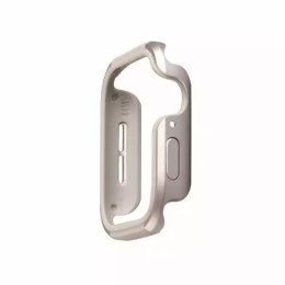UNIQ UNIQ etui Valencia Apple Watch Series 4/5/6/SE 40mm. srebrny/titanium silver