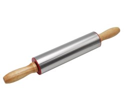 KINGHOFF WAŁEK STALOWY OBROTOWY DO CIASTA 38cm 2892