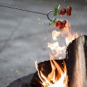 BANQUET WIDELEC KIJ TELESKOPOWY DO OGNISKA PIECZENIA KIEŁBASEK 4 szt.