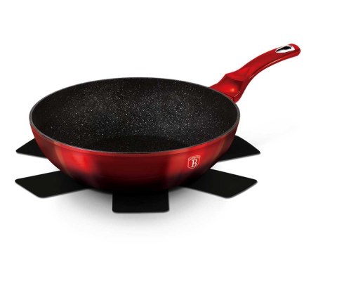BERLINGER HAUS WOK GRANITOWY 28cm BERLINGER HAUS BURGUNDY BH-1625 BERLINGER HAUS WOK GRANITOWY 28cm BERLINGER HAUS BURGUNDY BH-1625