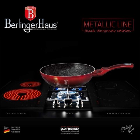 BERLINGER HAUS WOK GRANITOWY 28cm BERLINGER HAUS BURGUNDY BH-1625 BERLINGER HAUS WOK GRANITOWY 28cm BERLINGER HAUS BURGUNDY BH-1625