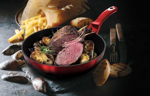 BERLINGER HAUS WOK GRANITOWY 28cm BERLINGER HAUS BURGUNDY BH-1625 BERLINGER HAUS WOK GRANITOWY 28cm BERLINGER HAUS BURGUNDY BH-1625