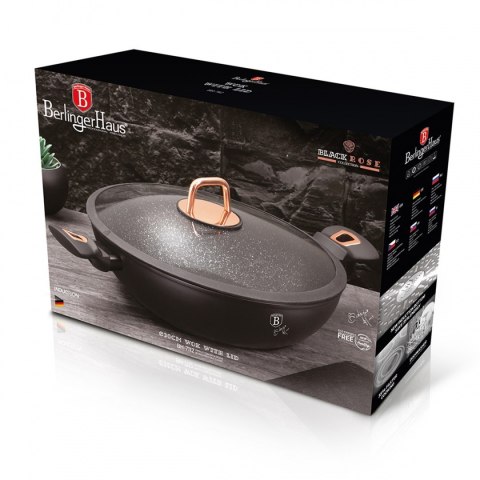 BERLINGER HAUS WOK GRANITOWY 30cm BERLINGER HAUS BH-7112 BLACK ROSE BERLINGER HAUS WOK GRANITOWY 30cm BERLINGER HAUS BH-7112 BLACK ROSE