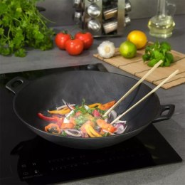 KINGHOFF WOK ŻELIWNY 31cm KINGHOFF KH-1109 INDUKCJA