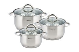 KINGHOFF ZESTAW 3 GARNKÓW KINGHOFF Z POKRYWAMI KH-4446