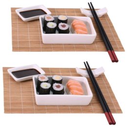 EXCELLENT HOUSWARE ZESTAW DO SERWOWANIA SUSHI dla 2 osób 12 elementów