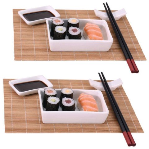 EXCELLENT HOUSWARE ZESTAW DO SERWOWANIA SUSHI dla 2 osób 12 elementów EXCELLENT HOUSWARE ZESTAW DO SERWOWANIA SUSHI dla 2 osób 12 elementów