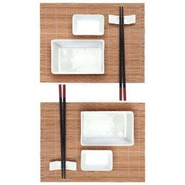 EXCELLENT HOUSWARE ZESTAW DO SERWOWANIA SUSHI dla 2 osób 12 elementów