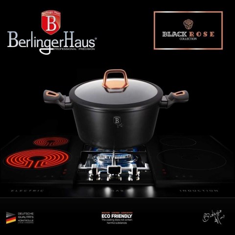 BERLINGER HAUS ZESTAW GARNKÓW GRANITOWYCH 10 elem. BERLINGER HAUS BLACK ROSE BH-6149 BERLINGER HAUS ZESTAW GARNKÓW GRANITOWYCH 10 elem. BERLINGER HAUS BLACK ROSE BH-6149
