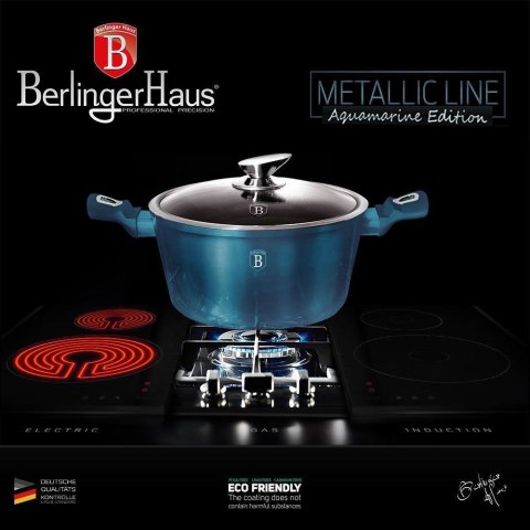 BERLINGER HAUS ZESTAW GARNKÓW GRANITOWYCH 15 elem. BERLINGER HAUS AQUAMARINE BH-1885 BERLINGER HAUS ZESTAW GARNKÓW GRANITOWYCH 15 elem. BERLINGER HAUS AQUAMARINE BH-1885
