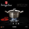 BERLINGER HAUS ZESTAW GARNKÓW GRANITOWYCH BERLINGER HAUS BH-1223 CARBON METALLIC LINE 15 ELEM.