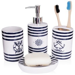 Bathroom Solutions ZESTAW ŁAZIENKOWY CERAMICZNY 4 ELEMENTOWY 569463
