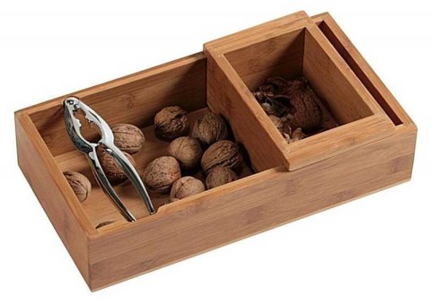 KESPER Zestaw do orzechów KESPER dziadek i pojemnik na łupiny KESPER Zestaw do orzechów KESPER dziadek i pojemnik na łupiny