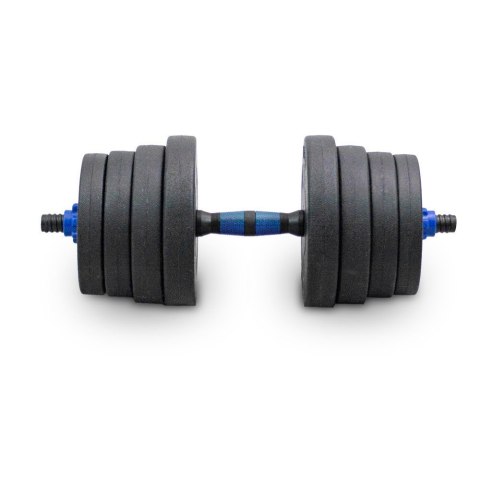 LACESTONE Zestaw hantli ciężarków 2w1 30kg ze sztangą LACESTONE Zestaw hantli ciężarków 2w1 30kg ze sztangą