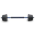 LACESTONE Zestaw hantli ciężarków 2w1 30kg ze sztangą