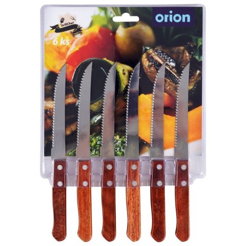 ORION ZESTAW NOŻY DO STEKÓW BURGERÓW 6 szt. 831102 ORION ZESTAW NOŻY DO STEKÓW BURGERÓW 6 szt. 831102