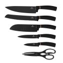 BERLINGER HAUS ZESTAW NOŻY KUCHENNYCH W BLOKU BERLINGER HAUS BH-2501 BLACK ROSE
