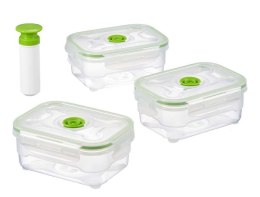 VACUUMSAVER ZESTAW POJEMNIKÓW PRÓŻNIOWYCH FLAVIA 3x600ml