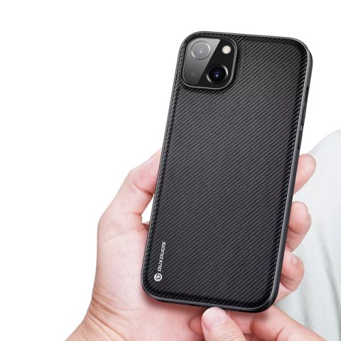 Dux Ducis Dux Ducis Fino etui pokrowiec pokryty nylonowym materiałem iPhone 14 Plus czarny Dux Ducis Dux Ducis Fino etui pokrowiec pokryty nylonowym materiałem iPhone 14 Plus czarny