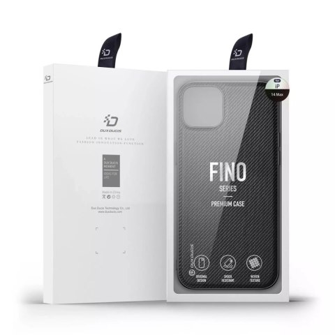 Dux Ducis Dux Ducis Fino etui pokrowiec pokryty nylonowym materiałem iPhone 14 Plus czarny Dux Ducis Dux Ducis Fino etui pokrowiec pokryty nylonowym materiałem iPhone 14 Plus czarny