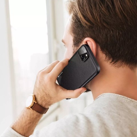 Dux Ducis Dux Ducis Fino etui pokrowiec pokryty nylonowym materiałem iPhone 14 Plus czarny Dux Ducis Dux Ducis Fino etui pokrowiec pokryty nylonowym materiałem iPhone 14 Plus czarny