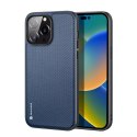 Dux Ducis Dux Ducis Fino etui pokrowiec pokryty nylonowym materiałem iPhone 14 Pro Max niebieski