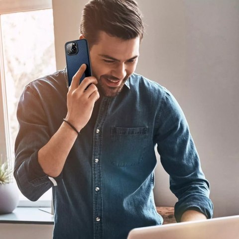 Dux Ducis Dux Ducis Fino etui pokrowiec pokryty nylonowym materiałem iPhone 14 Pro Max niebieski Dux Ducis Dux Ducis Fino etui pokrowiec pokryty nylonowym materiałem iPhone 14 Pro Max niebieski