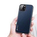 Dux Ducis Dux Ducis Fino etui pokrowiec pokryty nylonowym materiałem iPhone 14 niebieski