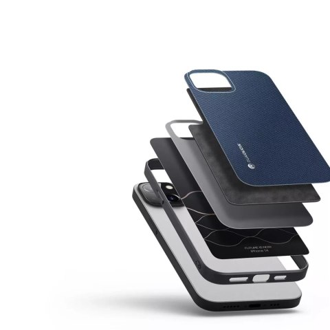 Dux Ducis Dux Ducis Fino etui pokrowiec pokryty nylonowym materiałem iPhone 14 niebieski Dux Ducis Dux Ducis Fino etui pokrowiec pokryty nylonowym materiałem iPhone 14 niebieski
