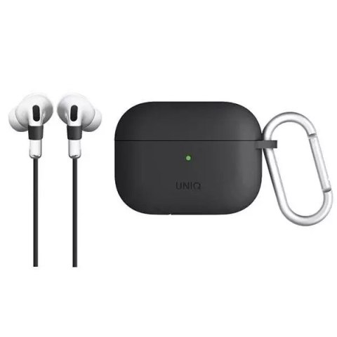 UNIQ UNIQ etui Vencer AirPods Pro Silicone szary/charcoal dark grey UNIQ UNIQ etui Vencer AirPods Pro Silicone szary/charcoal dark grey