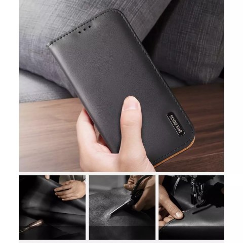 Dux Ducis Dux Ducis Hivo skórzane etui z klapką pokrowiec ze skóry naturalnej portfel na karty i dokumenty iPhone 14 Plus czerwony Dux Ducis Dux Ducis Hivo skórzane etui z klapką pokrowiec ze skóry naturalnej portfel na karty i dokumenty iPhone 14 Plus czerwony