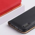 Dux Ducis Dux Ducis Hivo skórzane etui z klapką pokrowiec ze skóry naturalnej portfel na karty i dokumenty iPhone 14 Plus czerwony