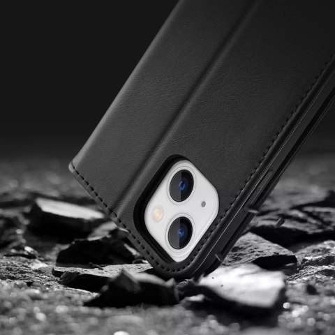 Dux Ducis Dux Ducis Hivo skórzane etui z klapką pokrowiec ze skóry naturalnej portfel na karty i dokumenty iPhone 14 Plus czerwony Dux Ducis Dux Ducis Hivo skórzane etui z klapką pokrowiec ze skóry naturalnej portfel na karty i dokumenty iPhone 14 Plus czerwony