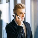 Dux Ducis Dux Ducis Hivo skórzane etui z klapką pokrowiec ze skóry naturalnej portfel na karty i dokumenty iPhone 14 Pro czarny