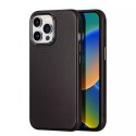 Dux Ducis Dux Ducis Naples etui do iPhone 14 Pro skórzany pokrowiec (kompatybilny z MagSafe) ciemnobrązowy