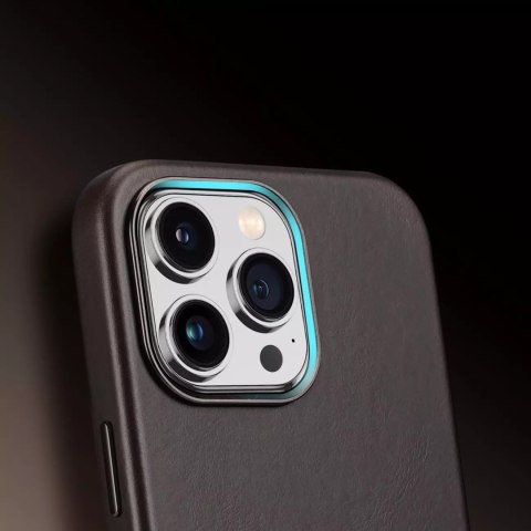 Dux Ducis Dux Ducis Naples etui do iPhone 14 Pro skórzany pokrowiec (kompatybilny z MagSafe) ciemnobrązowy Dux Ducis Dux Ducis Naples etui do iPhone 14 Pro skórzany pokrowiec (kompatybilny z MagSafe) ciemnobrązowy