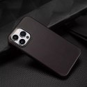 Dux Ducis Dux Ducis Naples etui do iPhone 14 Pro skórzany pokrowiec (kompatybilny z MagSafe) ciemnobrązowy