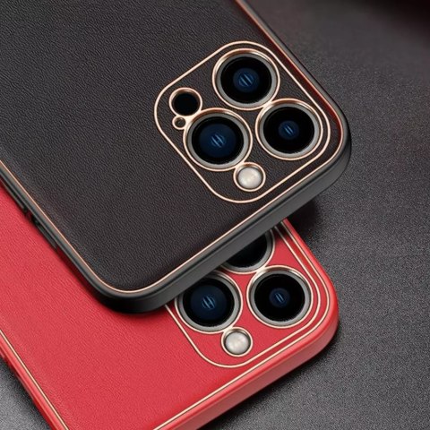 Dux Ducis Dux Ducis Yolo eleganckie etui pokrowiec ze skóry ekologicznej iPhone 13 Pro Max czerwony Dux Ducis Dux Ducis Yolo eleganckie etui pokrowiec ze skóry ekologicznej iPhone 13 Pro Max czerwony