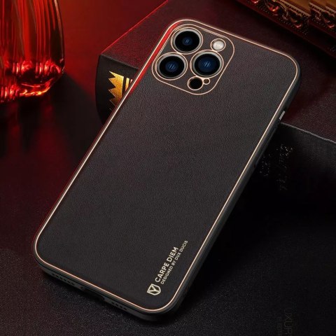 Dux Ducis Dux Ducis Yolo eleganckie etui pokrowiec ze skóry ekologicznej iPhone 13 Pro Max czerwony Dux Ducis Dux Ducis Yolo eleganckie etui pokrowiec ze skóry ekologicznej iPhone 13 Pro Max czerwony